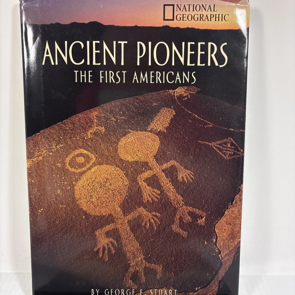 National Geographic Book Lot Ancient Pioneers 1st Americans Americas Backcountry